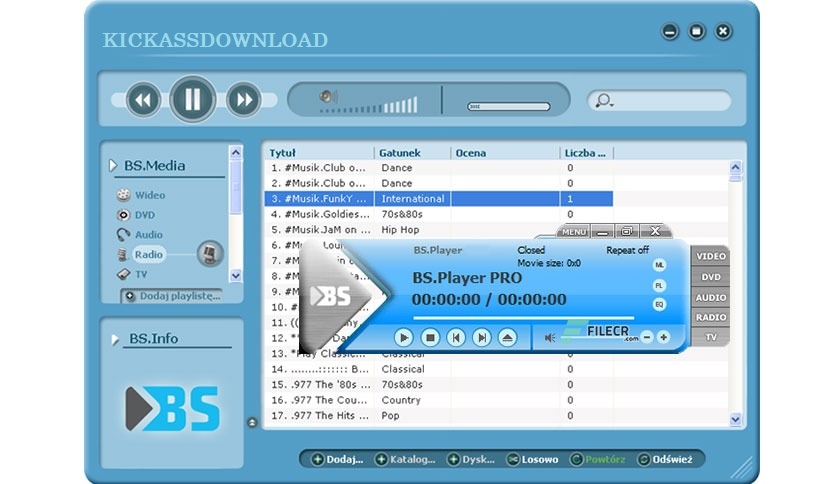 BS.Player Pro 3.14 Crack With License Key Full Version Download